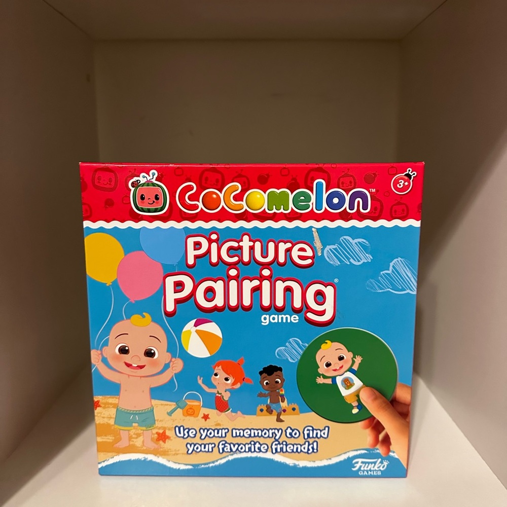 Colorful Cocomelon Picture Pairing Puzzle Game